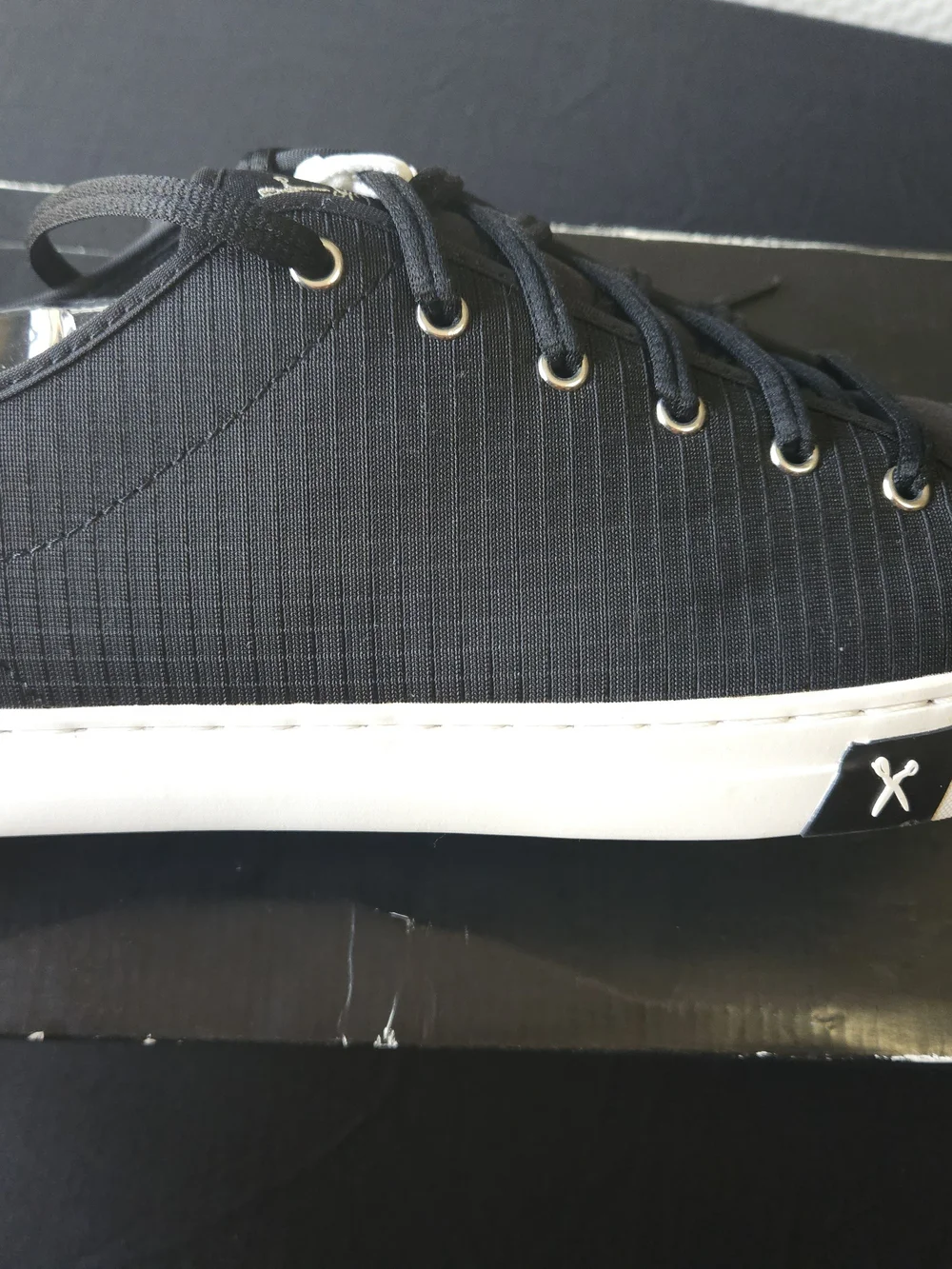Marc Ecko Black Sneaker with White Logo